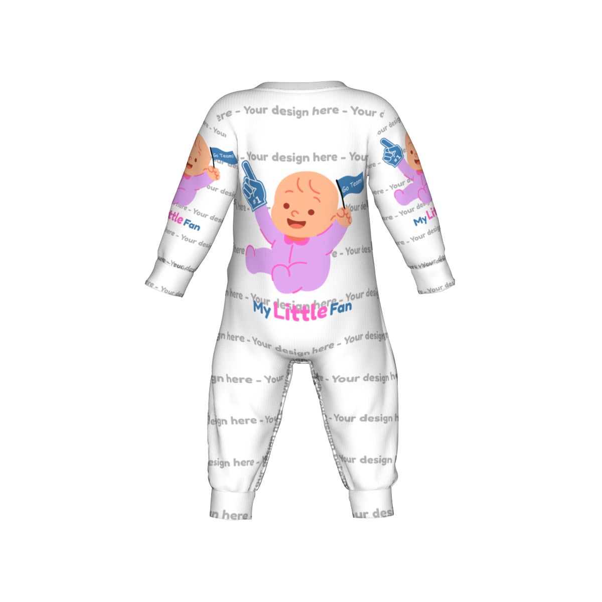 Custom Baby Long Sleeve Onesie