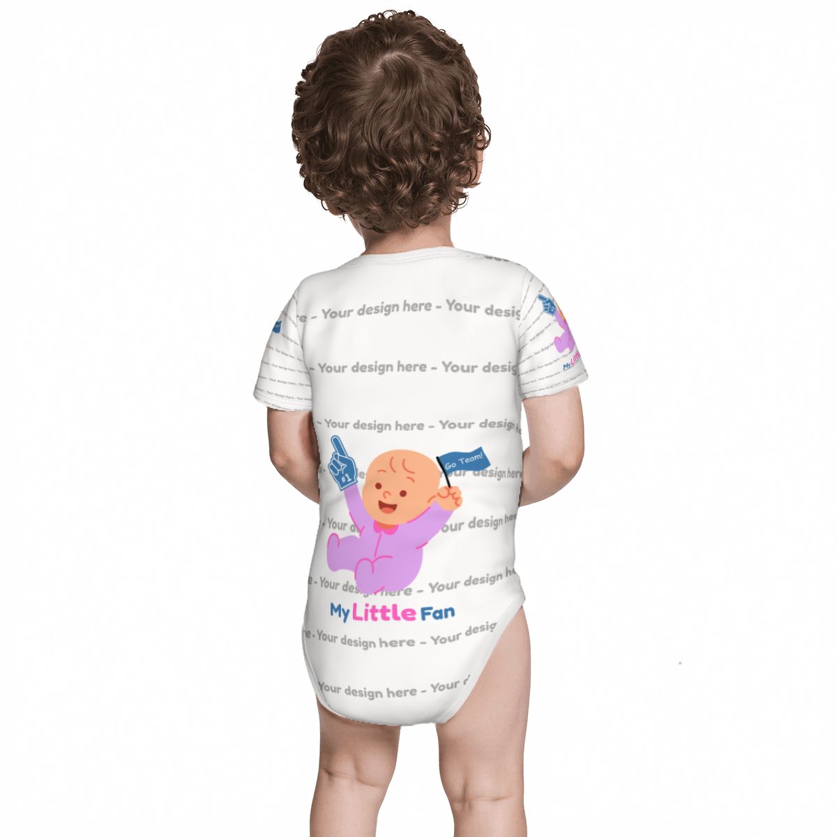 Custom Baby Short Sleeve Onesie