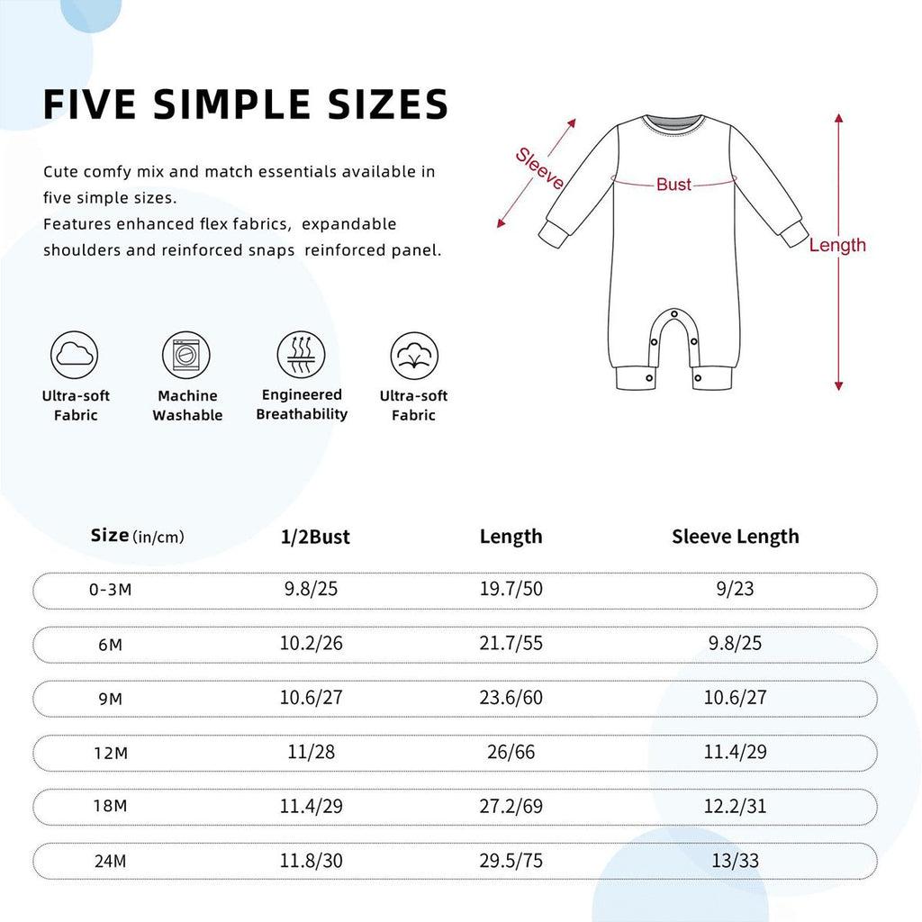 Custom Baby Long Sleeve Onesie